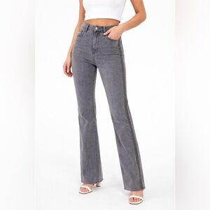 NWOT Rebecca Minkoff Charcoal Wide Leg Jeans